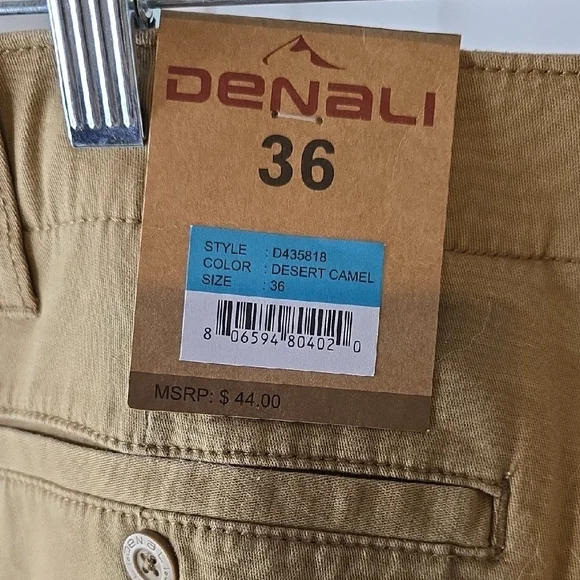 Men's Tan Cargo Shorts - Picture 5 of 6